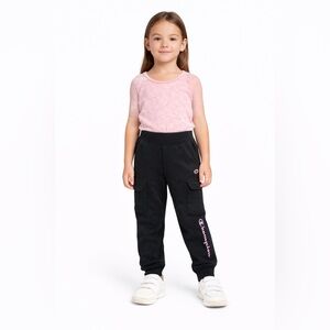 NWT - Champion Black Joggers with Glitter Logo‎